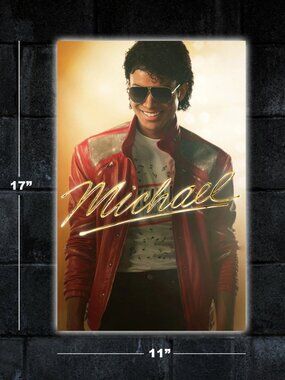 Michael movie poster - 11x17 wall art print merch gift jackson music biopic